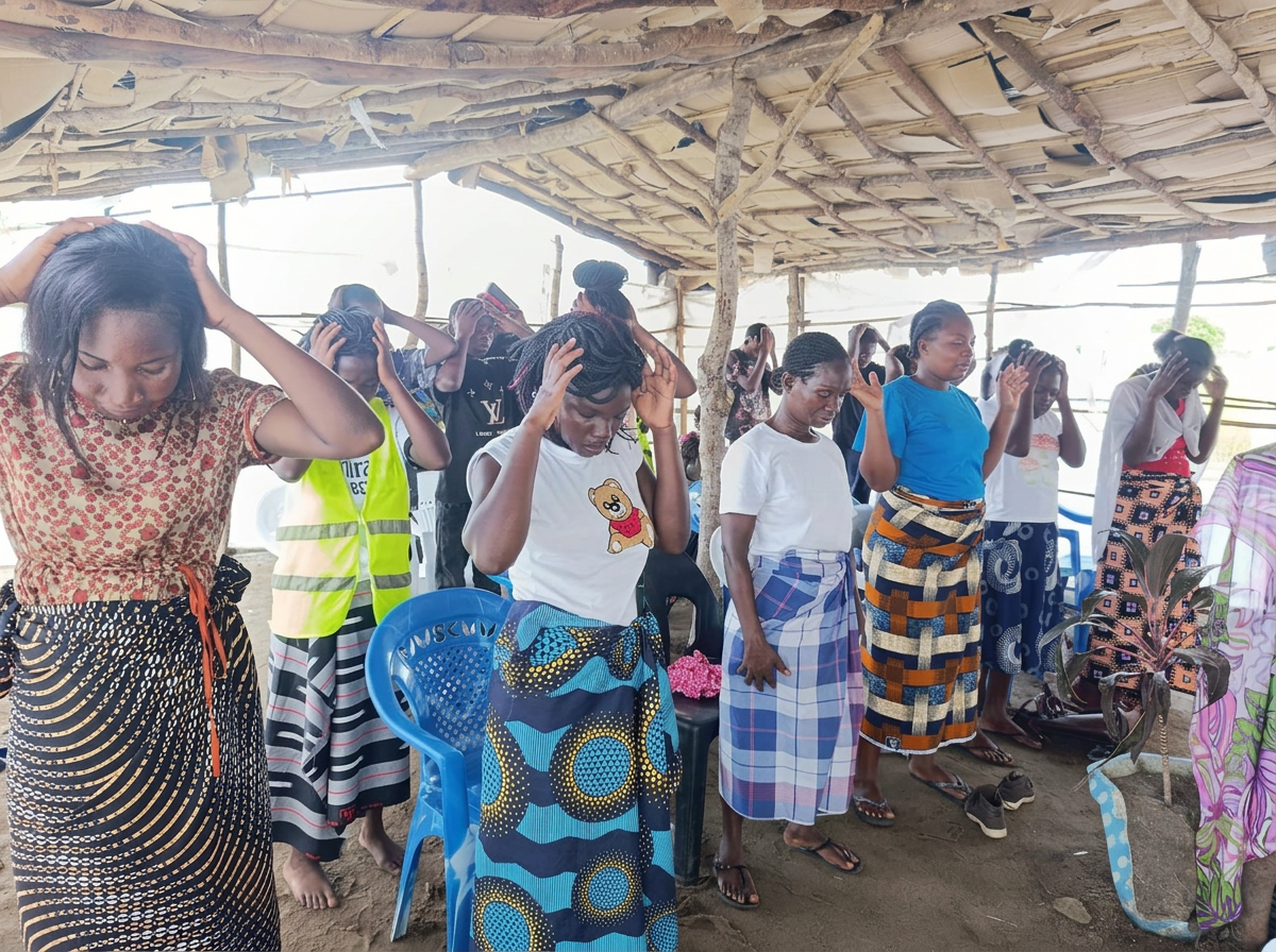 Crianças em Moçambique alcançadas pela A Jornada